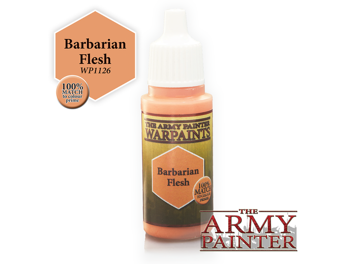 Paints and Paint Accessories Army Painter - Warpaints - Barbarian Flesh - Cardboard Memories Inc.