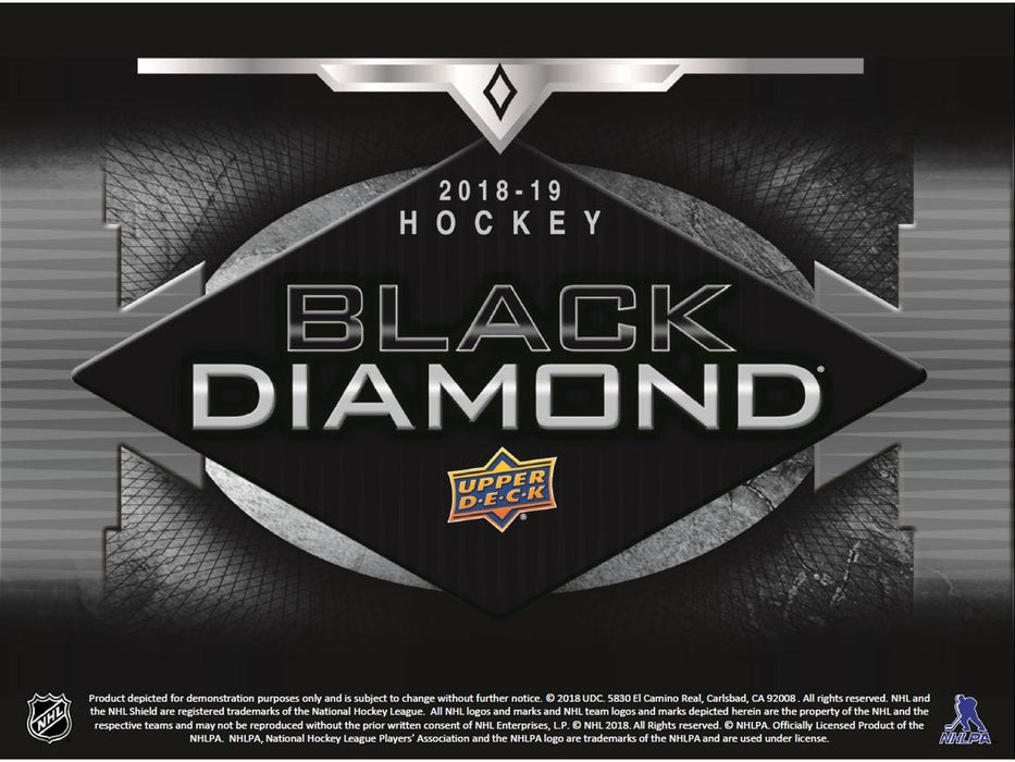 Sports Cards Upper Deck - 2018-19 - Hockey - Black Diamond - Hobby Box - Cardboard Memories Inc.