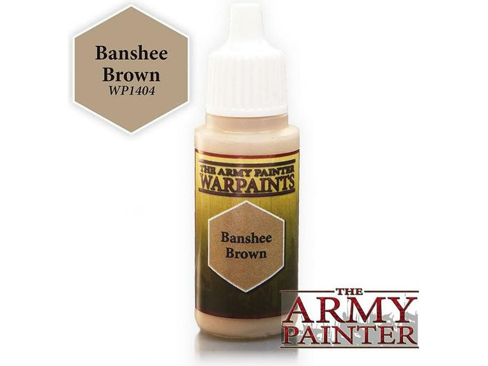 Paints and Paint Accessories Army Painter - Warpaints - Banshee Brown - Cardboard Memories Inc.