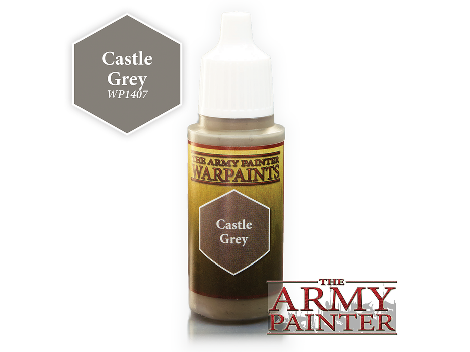 Paints and Paint Accessories Army Painter - Warpaints - Castle Grey - Cardboard Memories Inc.