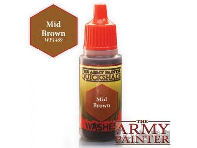 Paints and Paint Accessories Army Painter - Warpaints - Mid Brown - Cardboard Memories Inc.