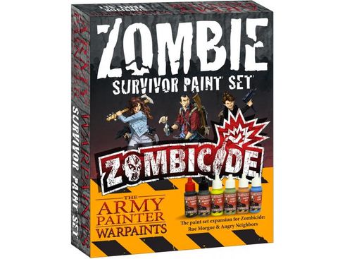 Paints and Paint Accessories Army Painter - Warpaints Zombicide - Zombie Survivor - Paint Set - Cardboard Memories Inc.