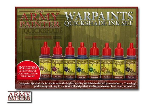 Paints and Paint Accessories Army Painter - Warpaints - Quickshade Ink Set - Cardboard Memories Inc.