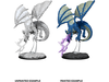 Role Playing Games Wizkids - Dungeons and Dragons - Unpainted Miniature - Nolzurs Marvelous Miniatures - Young Blue Dragon - 73683 - Cardboard Memories Inc.