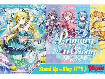 Trading Card Games Bushiroad - Cardfight!! Vanguard - Primary Melody Extra - 24 Box Booster Case - Cardboard Memories Inc.