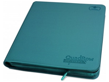 Supplies Ultimate Guard - QuadRow ZipFolio Playset Binder - Petrol - Cardboard Memories Inc.