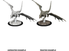 Role Playing Games Wizkids - Dungeons and Dragons - Unpainted Miniature - Nolzurs Marvelous Miniatures  - Young White Dragon - 73712 - Cardboard Memories Inc.