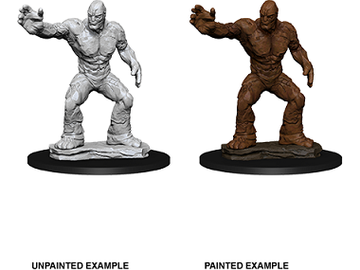 Role Playing Games Wizkids - Dungeons and Dragons - Unpainted Miniatures - Nolzurs Marvelous Miniatures - Clay Golem - 73843 - Cardboard Memories Inc.