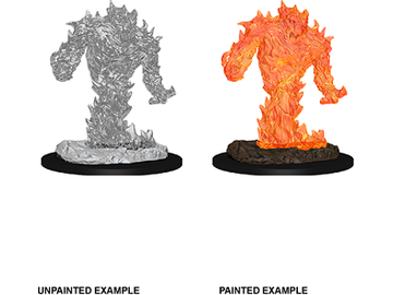Role Playing Games Wizkids - Dungeons and Dragons - Unpainted Miniatures - Nolzurs Marvelous Miniatures - Fire Elemental - 73847 - Cardboard Memories Inc.