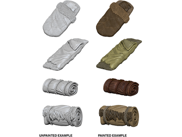 Role Playing Games Wizkids - Unpainted Miniatures - Deep Cuts - Bedrolls - 73859 - Cardboard Memories Inc.