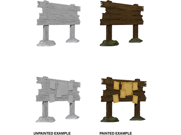 Role Playing Games Wizkids - Unpainted Miniatures - Deep Cuts - Bounty Board - 73866 - Cardboard Memories Inc.