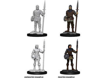 Role Playing Games Wizkids - Unpainted Miniatures - Deep Cuts - Guards - 73870 - Cardboard Memories Inc.