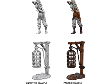 Role Playing Games Wizkids - Unpainted Miniatures - Deep Cuts - Hanging Cage - 73874 - Cardboard Memories Inc.