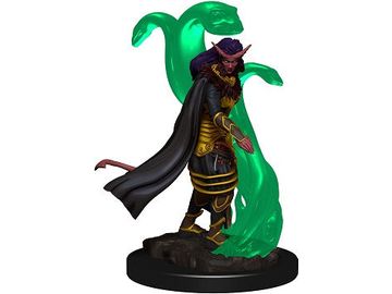 Role Playing Games Wizkids - Dungeons and Dragons - Premium Miniatures - Female Tiefling Sorcerer - 73818 - Cardboard Memories Inc.