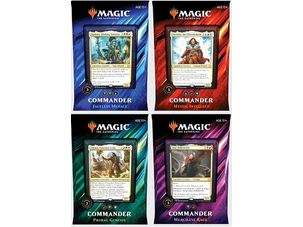 Magic the Gathering - Commander 2019 - Set of Four Decks Cardboard Memories Inc. Magic the Gathering - Commander 2019 - Set of Four Decks Cardboard Memories Inc.