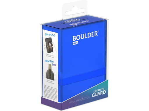 Supplies Ultimate Guard - Boulder Deck Case - Sapphire - 40+ - Cardboard Memories Inc.