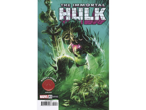 Comic Books Marvel Comics - Immortal Hulk 042 - Lozano Knullified Variant Edition (Cond. VF-) - 5490 - Cardboard Memories Inc.