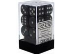 Dice Chessex Dice - Borealis Smoke with Silver - Set of 12 D6 - CHX 27628 - Cardboard Memories Inc.