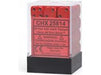 Dice Chessex Dice - Opaque Red with Black - Set of 36 D6 - CHX 25814 - Cardboard Memories Inc.