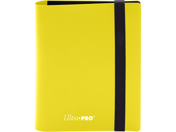 Supplies Ultra Pro - Pro Eclipse Binder - 2pkt - Lemon Yellow - Cardboard Memories Inc.