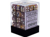 Dice Chessex Dice - Festive Carousel with White - Set of 36 D6 - CHX 27840 - Cardboard Memories Inc.