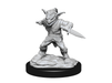 Role Playing Games Wizkids - Dungeons and Dragons - Unpainted Miniature - Nolzurs Marvellous Miniatures - Goblin Male Rogue and Female Goblin Bard - 90309 - Cardboard Memories Inc.