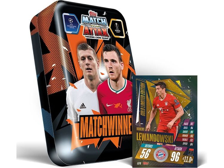 Sports Cards Topps - 2020 - Soccer - UEFA Champions League Match Attax - Matchwinners - Midi Tin - Cardboard Memories Inc.