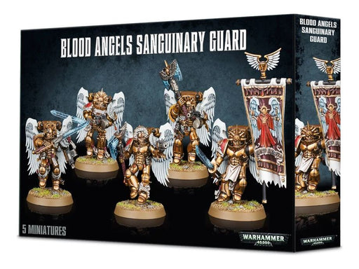 Collectible Miniature Games Games Workshop - Warhammer 40K - Blood Angels - Sanguinary Guard - 41-08 - Cardboard Memories Inc.