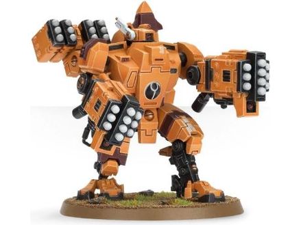 Collectible Miniature Games Games Workshop - Warhammer 40K - Tau Empire - XV88 Broadside Battlesuits - 56-15 - Cardboard Memories Inc.