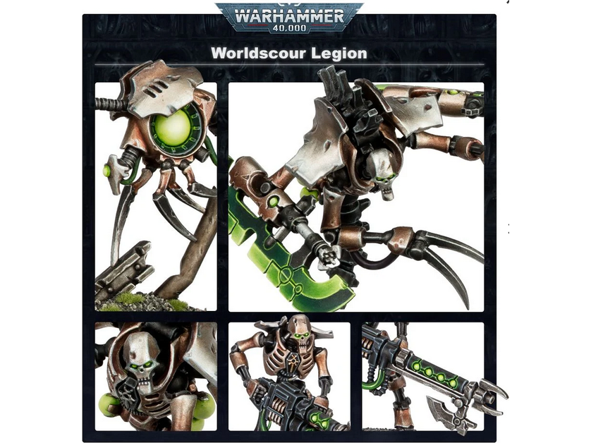 Collectible Miniature Games Games Workshop - Warhammer 40K - Necrons - Battleforce - Worldscour Legion - 49-35 - Cardboard Memories Inc.