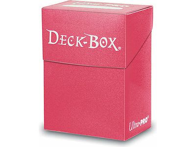 Supplies Ultra Pro - Deck Box - Solid Pink - Cardboard Memories Inc.