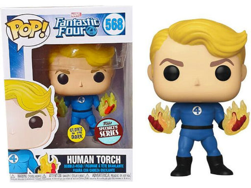 Action Figures and Toys POP! - Marvel - Fantastic Four - Human Torch - Cardboard Memories Inc.