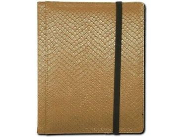 dragonhide card binder Legion - Dragonhide - 4-Pocket Sideloading Binder - Gold