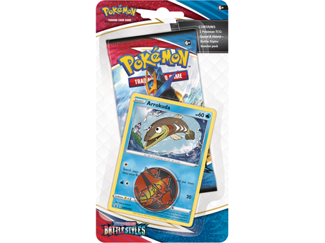 Trading Card Games Pokemon - Sword and Shield - Battle Styles - Checklane Blister - Arrokuda - Cardboard Memories Inc.
