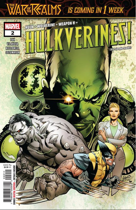 Comic Books Marvel Comics - Hulkverines (2019) 002 (Cond. FN-) - 4113 - Cardboard Memories Inc.