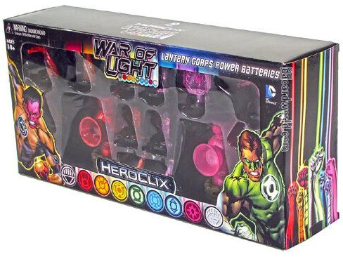 Collectible Miniature Games Wizkids - DC - HeroClix - War Of Light - Lantern Corps Power Batteries - Cardboard Memories Inc.
