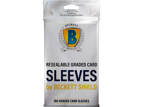 Supplies Arcane Tinmen - Beckett Shield Sleeves - Graded - Clear - Cardboard Memories Inc.