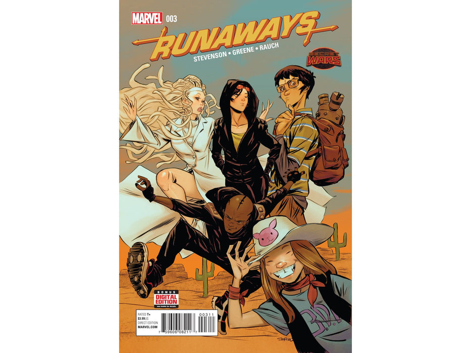 Comic Books Marvel Comics - Runaways 003 SWA (Cond. VF-) - 7220 - Cardboard Memories Inc.