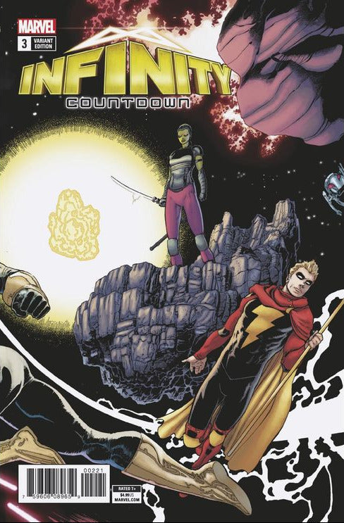 Comic Books Marvel Comics - Infinity Countdown (2018) 003 - Cover B Connecting Variant Edition (Cond. FN-) - 4122 - Cardboard Memories Inc.