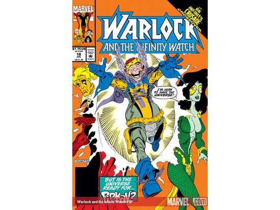 Comic Books Marvel Comics - Warlock and the Infinity Watch 018 - 5944 - Cardboard Memories Inc.