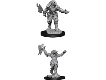 Role Playing Games Wizkids - Dungeons and Dragons - Nolzurs Marvellous Miniatures - Female Dragonborn Fighter - 90001 - Cardboard Memories Inc.