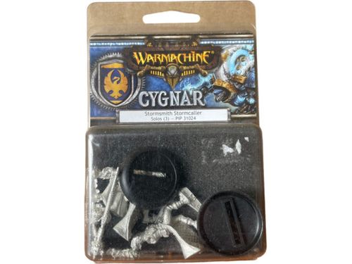 Collectible Miniature Games Privateer Press - Warmachine - Cygnar - Stormsmith Stormcaller Solos - 3 - PIP 31024 - Cardboard Memories Inc.