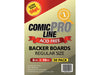 Supplies Comic Pro Line - Regular Backer Boards - 56pt Super Strong - Acid Free - 6 7/8 x 10 1/2 - Package of 50 - Cardboard Memories Inc.