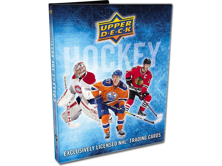upper deck hockey card binder 2023-24 Upper Deck Series 1 Hockey Starter Kit Binder