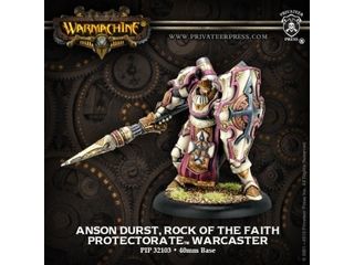 Collectible Miniature Games Privateer Press - Warmachine - Protectorate Of Menoth - Anson Durst Rock of the Faith - PIP 32103 - Cardboard Memories Inc.