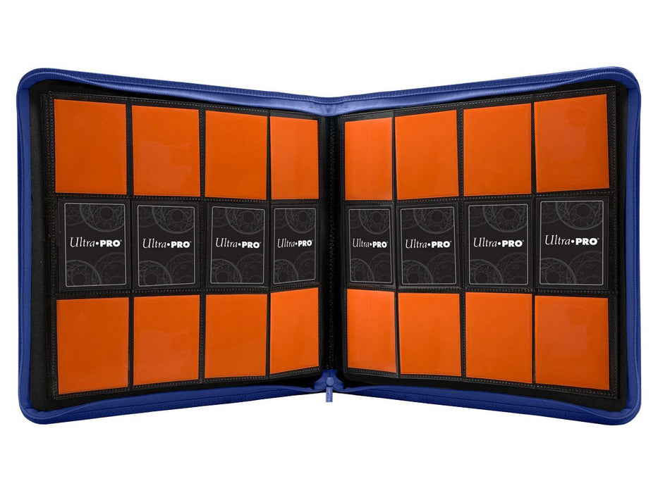Supplies Ultra Pro - 12 Pocket Pro Zipper Binder - Dark Blue - Cardboard Memories Inc.