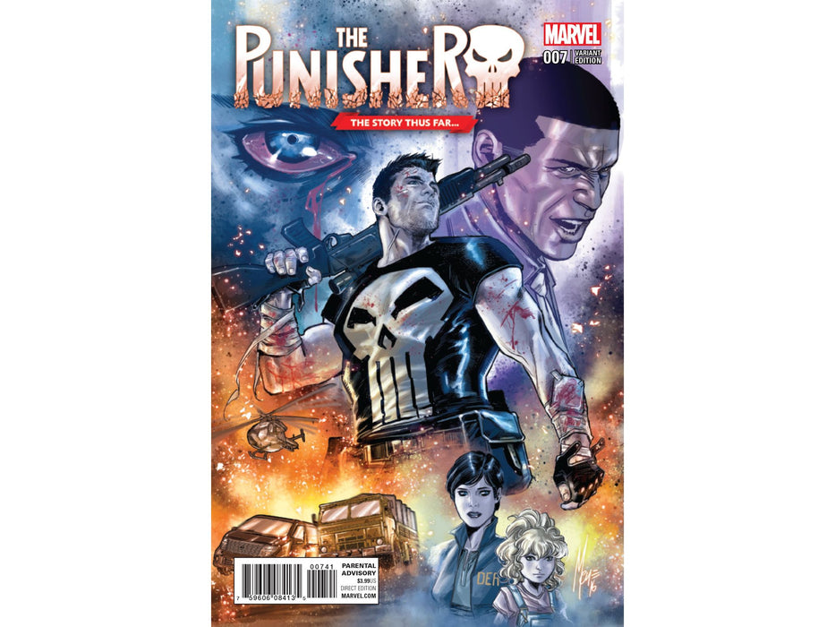 Comic Books Marvel Comics - The Punisher (2016 11th Series) 007 - Cover D The Story thus Far Variant Edition (Cond. FN+) - 1942 - Cardboard Memories Inc.