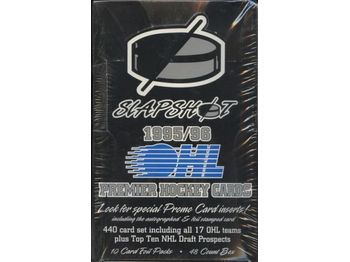 Sports Cards Slapshot - 1995-96 - OHL - Premier Hockey Cards - Hobby Box - Cardboard Memories Inc.