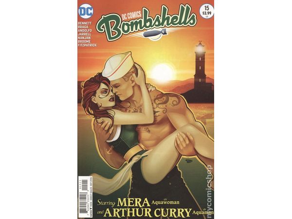 Comic Books DC Comics - Bombshells 015 (Cond VF-) - 13337 - Cardboard Memories Inc.