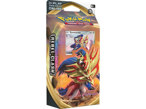 Trading Card Games Pokemon - Sword and Shield - Rebel Clash - Theme Deck - Zamazenta - Cardboard Memories Inc.